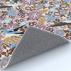 Vintage Floral Swallow Rug Gallery Image 4