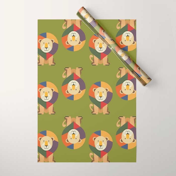 Lion Wrapping Paper Gallery Image 1