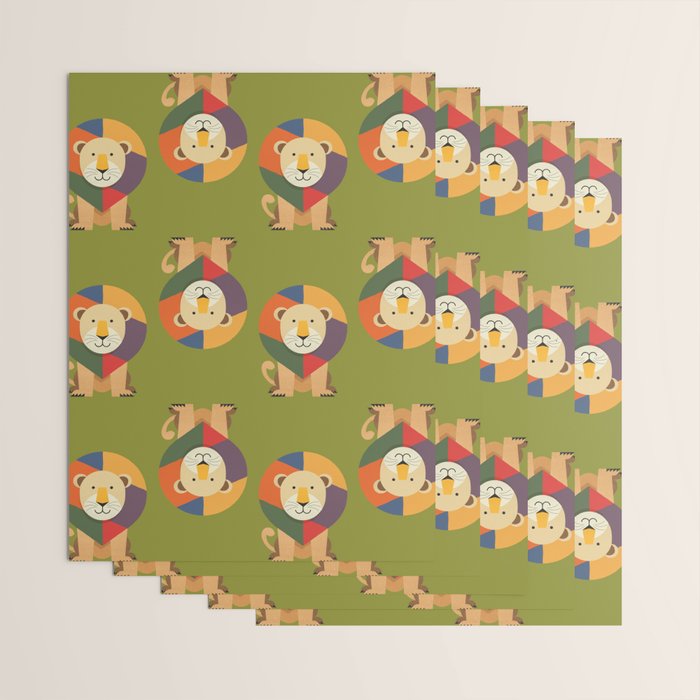 Lion Wrapping Paper Gallery Image 3