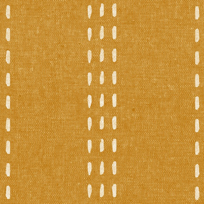 boho vertical stitch - mustard Coffee Mug Gallery Image 2