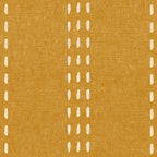 boho vertical stitch - mustard Coffee Mug Gallery Image 2