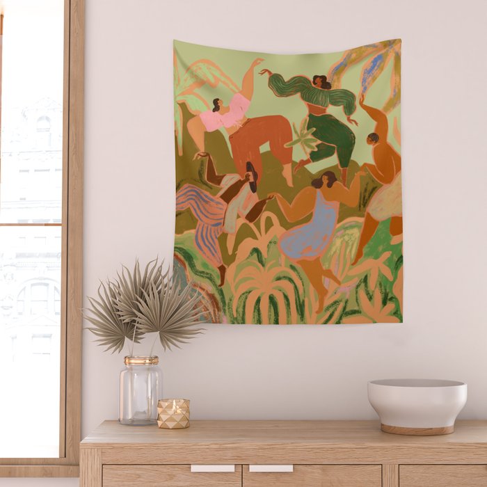 Spring Frolic Wall Tapestry Gallery Image 2