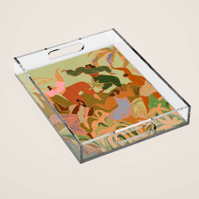 Spring Frolic Acrylic Tray Gallery Image 1