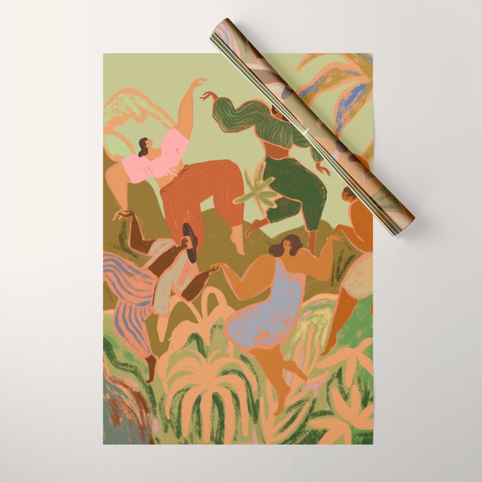 Spring Frolic Wrapping Paper Gallery Image 1