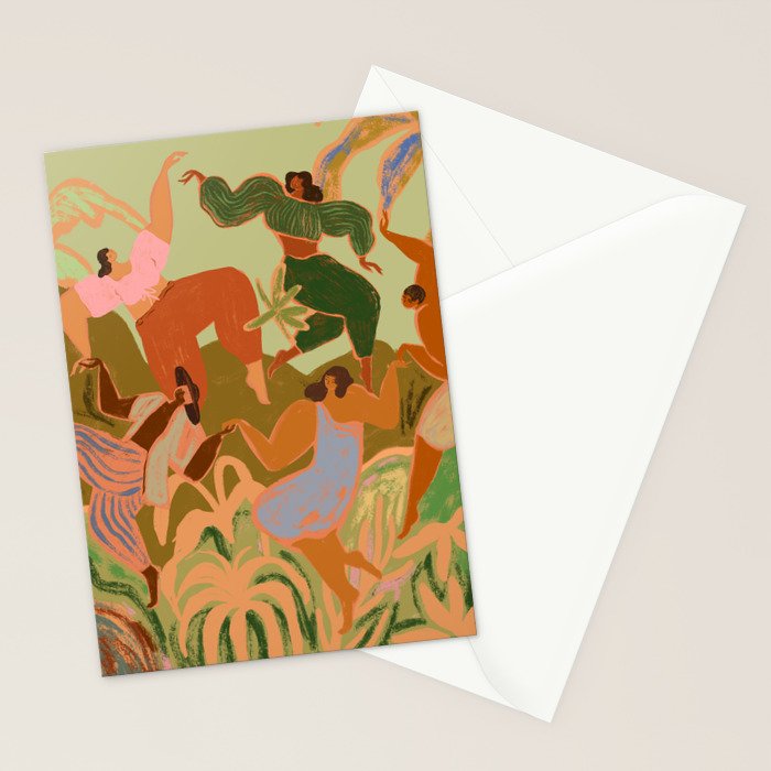 Spring Frolic Stationery Card Gallery Image 2