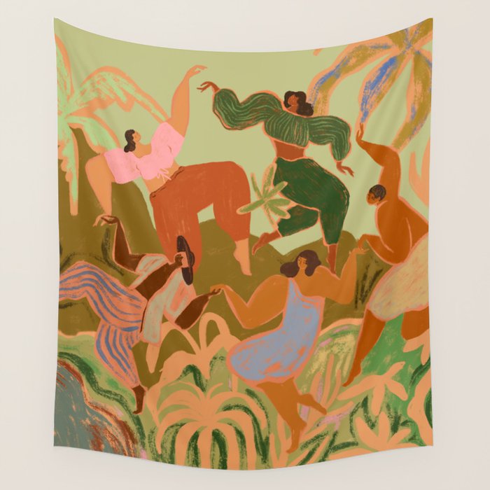 Spring Frolic Wall Tapestry Gallery Image 4