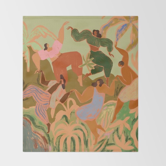 Spring Frolic Throw Blanket Gallery Image 2