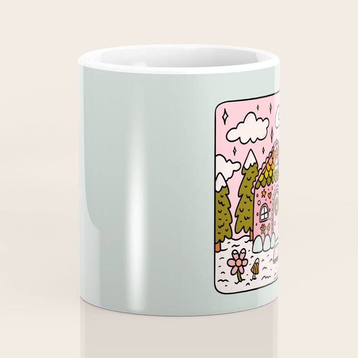 Cancer Zodiac Gingerbread House Coffee Mug Gallery Image 4