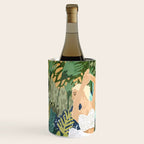 Forest Bride | Jungle Wedding Painting | Travel Solo | Blonde Woman Dancing Joy Wine Chiller Gallery Image 1