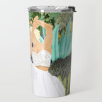 Forest Bride | Jungle Wedding Painting | Travel Solo | Blonde Woman Dancing Joy Travel Mug Gallery Image 2
