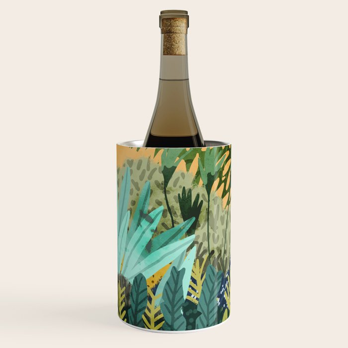 Forest Bride | Jungle Wedding Painting | Travel Solo | Blonde Woman Dancing Joy Wine Chiller Gallery Image 2