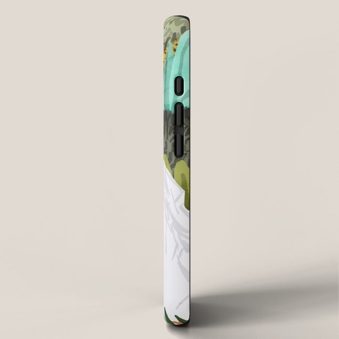 Forest Bride | Jungle Wedding Painting | Travel Solo | Blonde Woman Dancing Joy iPhone Case Gallery Image 2