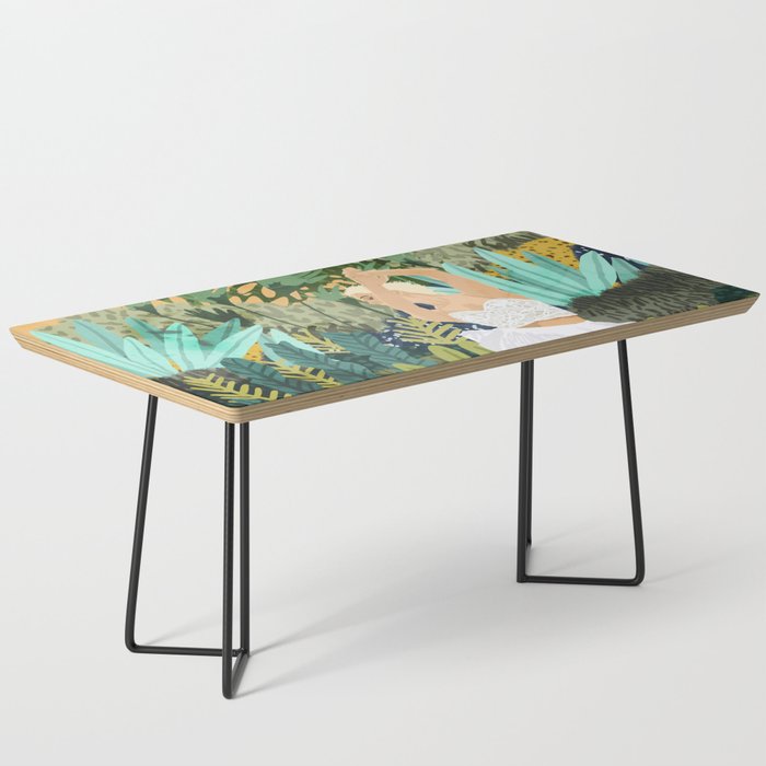 Forest Bride | Jungle Wedding Painting | Travel Solo | Blonde Woman Dancing Joy Coffee Table Gallery Image 1