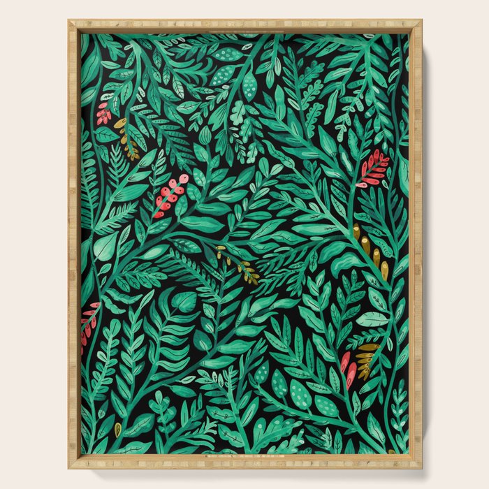 Dark Hedgerow Serving Tray Gallery Image 1