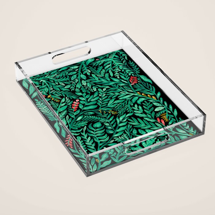 Dark Hedgerow Acrylic Tray Gallery Image 1