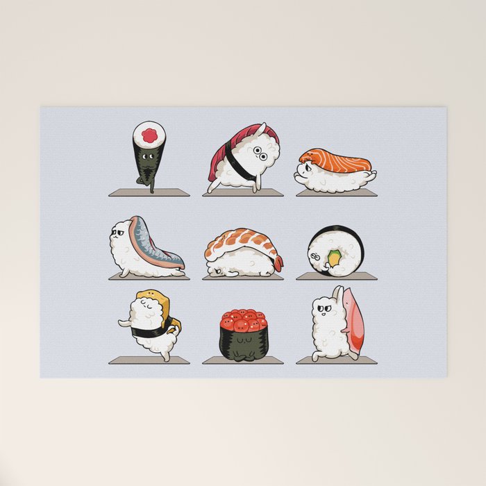 Sushi Yoga Welcome Mat Gallery Image 1