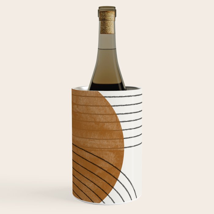Mid Century Modern Minimalist Balance Wine Chiller Gallery Image 3