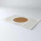 Mid Century Modern Minimalist Balance Rug Gallery Image 3