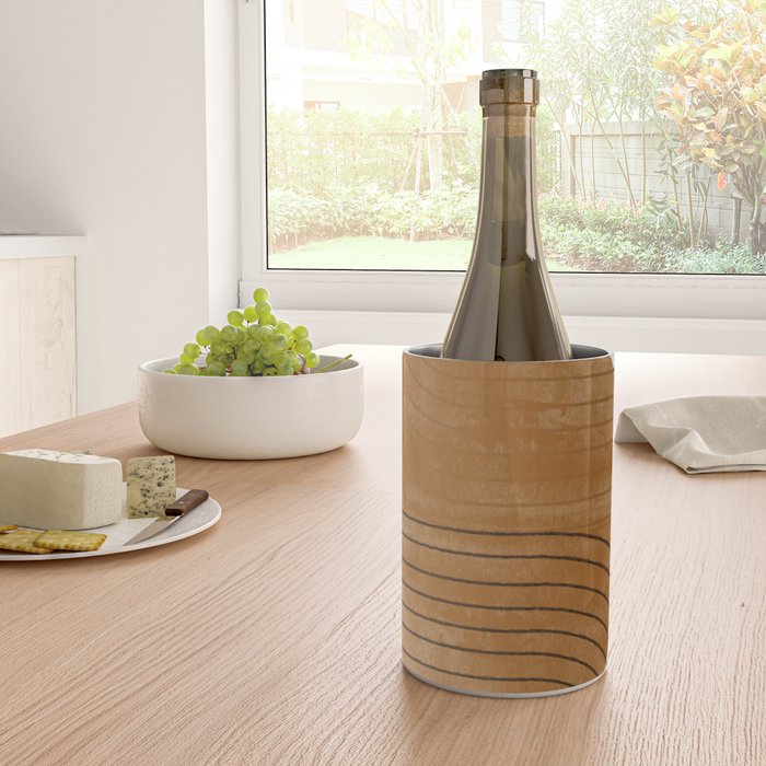 Mid Century Modern Minimalist Balance Wine Chiller Gallery Image 4