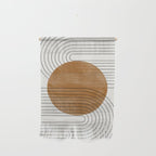 Mid Century Modern Minimalist Balance Wall Hanging Gallery Image 1