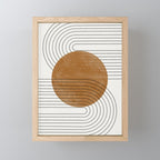Mid Century Modern Minimalist Balance Mini Art Print Gallery Image 1