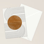 Mid Century Modern Minimalist Balance Stationery Card Gallery Image 2