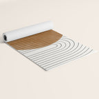 Mid Century Modern Minimalist Balance Yoga Mat Gallery Image 2