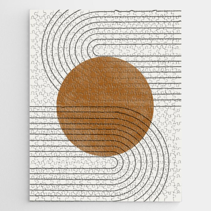 Mid Century Modern Minimalist Balance Jigsaw Puzzle Gallery Image 1