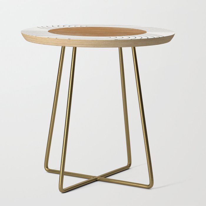 Mid Century Modern Minimalist Balance Side Table Gallery Image 1