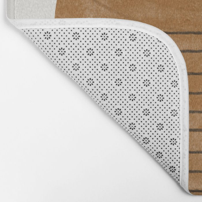 Mid Century Modern Minimalist Balance Bath Mat Gallery Image 2