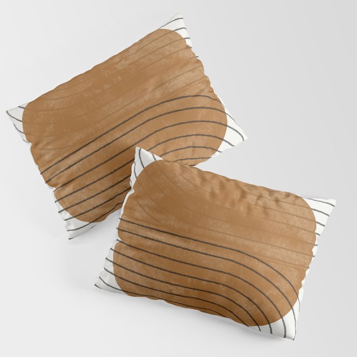 Mid Century Modern Minimalist Balance Pillow Sham Gallery Image 3