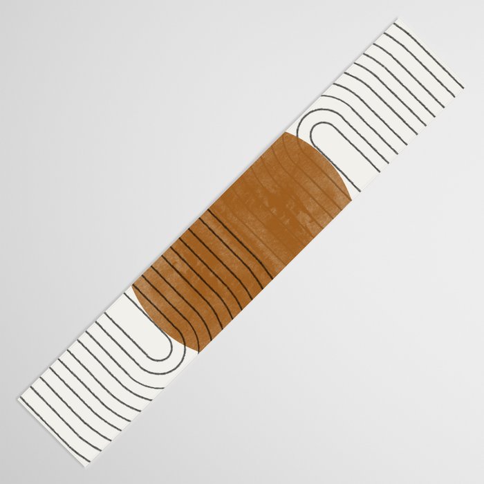 Mid Century Modern Minimalist Balance Table Runner Gallery Image 3