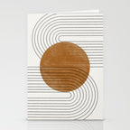 Mid Century Modern Minimalist Balance Stationery Card Gallery Image 2