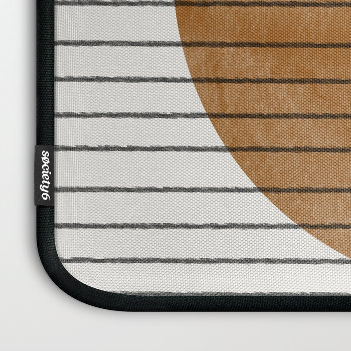 Mid Century Modern Minimalist Balance Laptop Sleeve Gallery Image 3