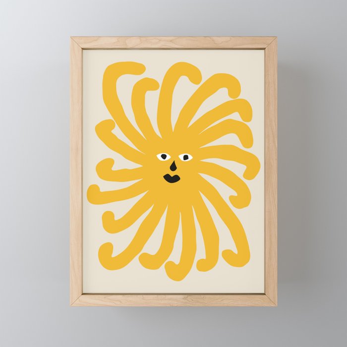 Seriously sunny Mini Art Print Gallery Image 1