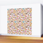 Mexican Sweet Bakery Frenzy // white background // pastel colors pan dulce Wall Mural Gallery Image 2