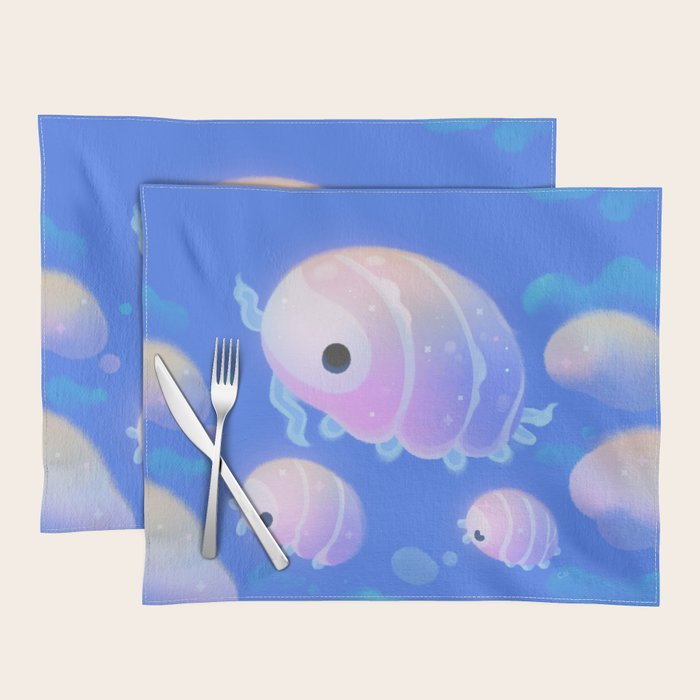 Cloud isopod Placemat Gallery Image 1