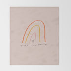 "Your Presence Matters" Throw Blanket Gallery Image 2