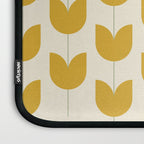 Spring Tulips II Yellow Mid Century Flowers Laptop Sleeve Gallery Image 3