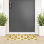 Spring Tulips II Yellow Mid Century Flowers Welcome Mat Gallery Image 3