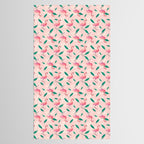 Pink flamingo tropical pattern Tablecloth Gallery Image 2