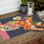 Nasturtium Outdoor Rug Gallery Image 2