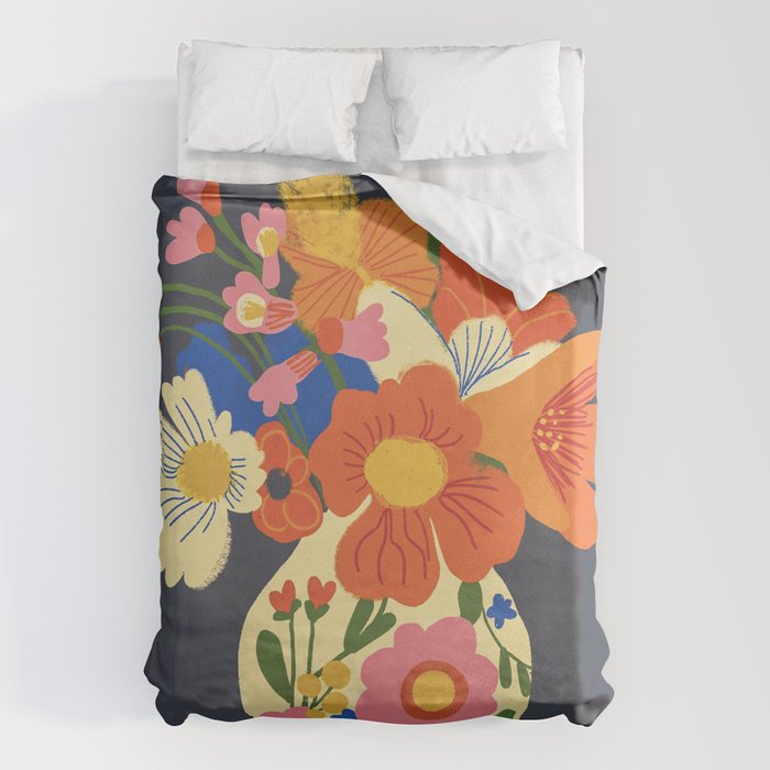 Nasturtium Duvet Cover Gallery Image 1