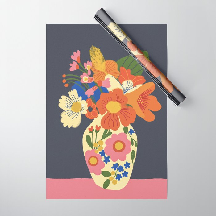 Nasturtium Wrapping Paper Gallery Image 1