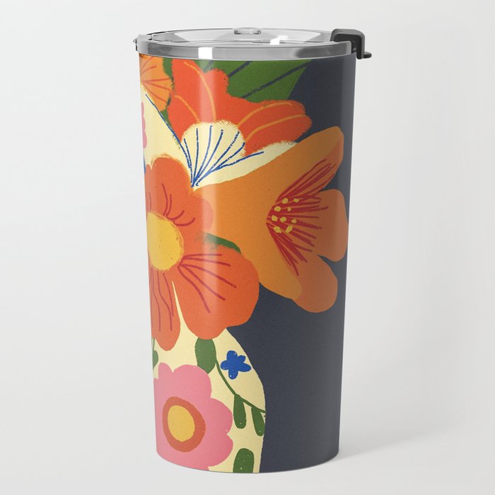 Nasturtium Travel Mug Gallery Image 2