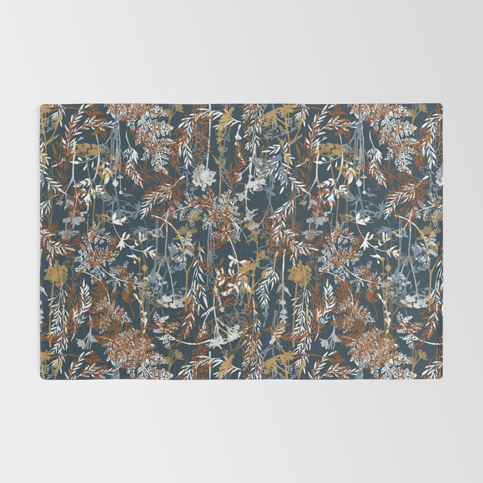 Abstract Forest Night A Rug Gallery Image 2