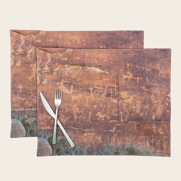 Ancient Rock Art Panel 0619 - Utah Placemat Gallery Image 1