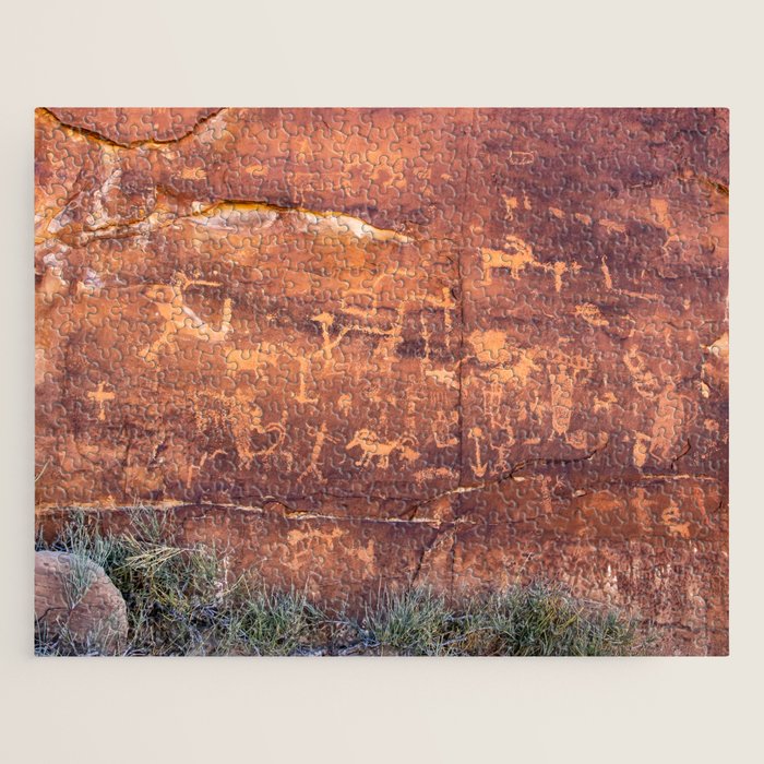 Ancient Rock Art Panel 0619 - Utah Jigsaw Puzzle Gallery Image 1
