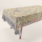 Douglass Mughal 'Millefleurs' North Indian Rug Print Tablecloth Gallery Image 1