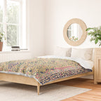 Douglass Mughal 'Millefleurs' North Indian Rug Print Duvet Cover Gallery Image 2